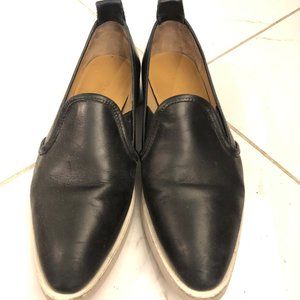 EVELANE LEATHER SNEAKE LOAFER FLATS